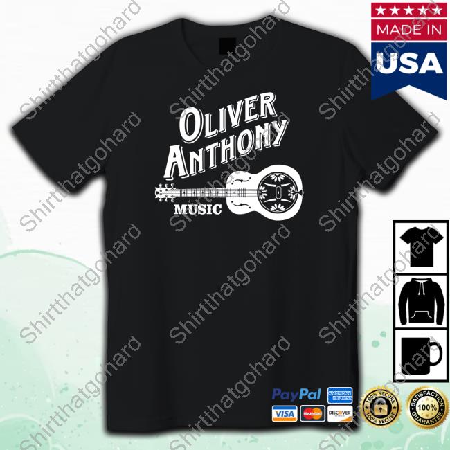 Oliver Anthony Music Oam Logo Shirt Black Official Oliver Anthony Music Oam Logo T Shirt
