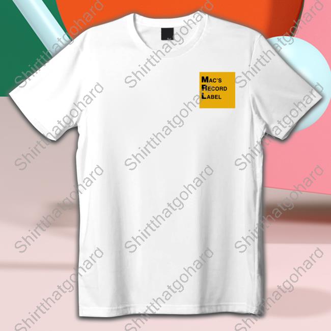 Official Mac Demarco Merch Mac's Record Label Logo Tee