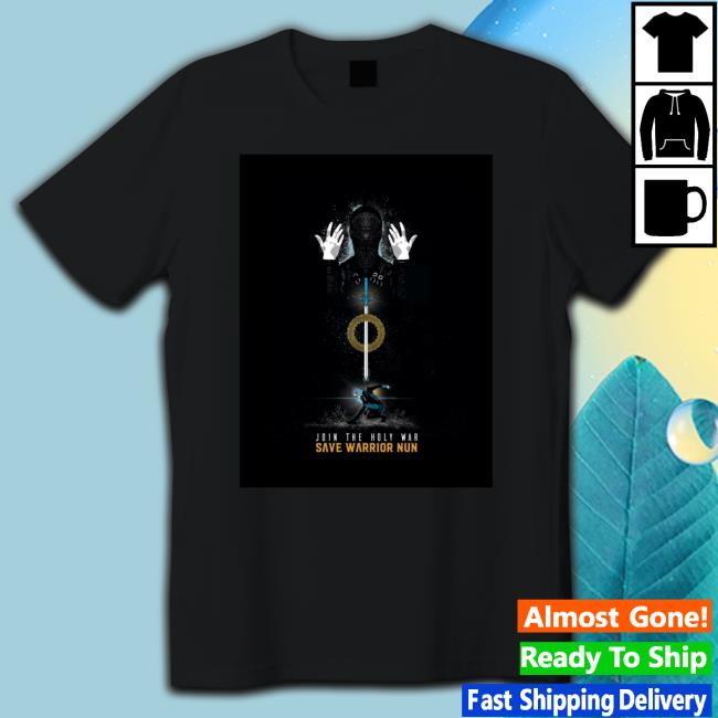 Hiredhandstudio Threadless Shop Join the Holy War Save Warrior Nun T-Shirt
