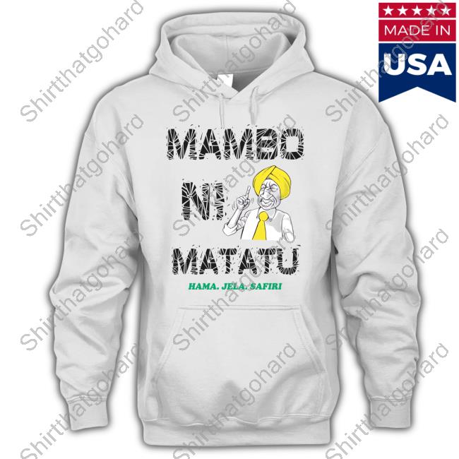 Official Gabriel Oguda Mambo Ni Matatu Hama Jela Safiri Hoodie