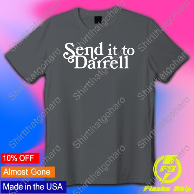 Lala Kent Merchandise Send It To Darrell Black Long Sleeve Shirt Shoplalakent Official Send It To Darrell Black Tee