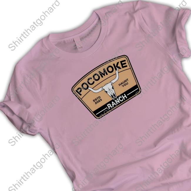 Pocomoke Ranch Long Sleeve Tee Official Pocomoke Ranch Crewneck Sweatshirt