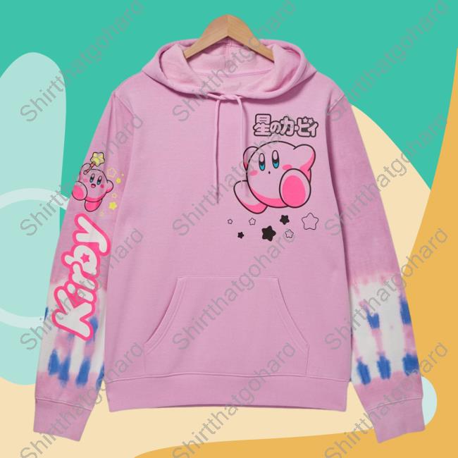 Official Box Lunch Clothing Shop Store Nintendo Kirby Portraits Tie Dye Crewneck Sweatshirt Boxlunch Exclusive Merch