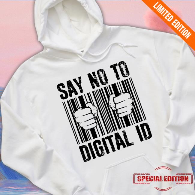 Wide Awake Media Say No To Digital Id Tee Shirt Wide Awake Media Say No To Digital Id Shirt