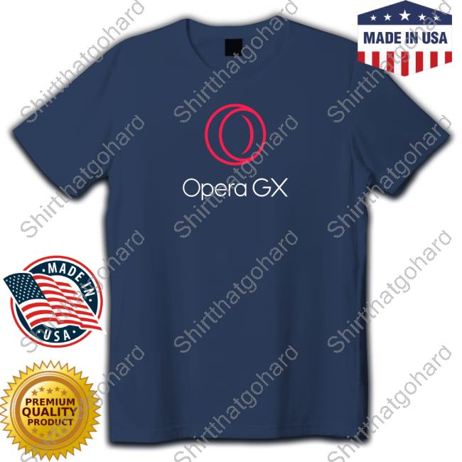 Opera GX Icon Logo Tee Opera GX Icon Logo Shirt