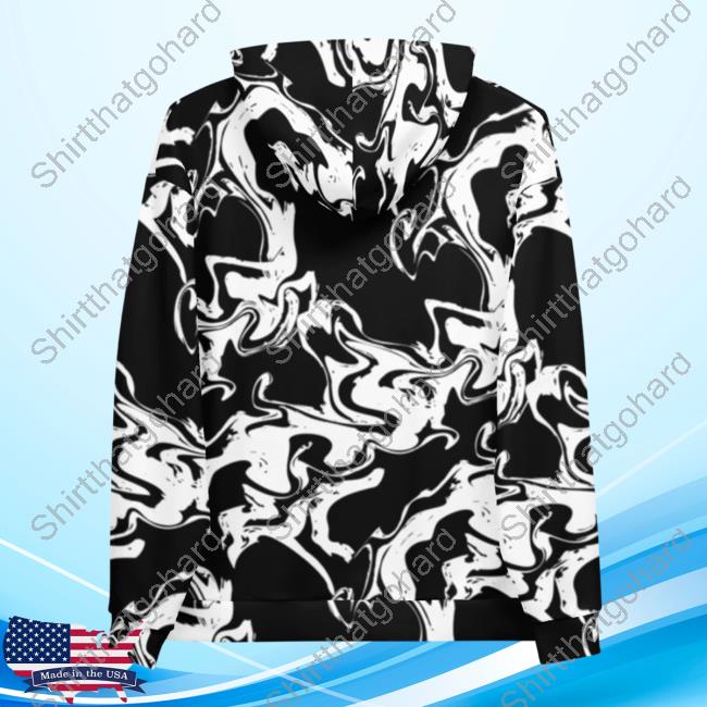 Official Revail Black Tie Dye Pullover Hoodie Official Revail Black Tie Dye Crew neck Sweatshirt