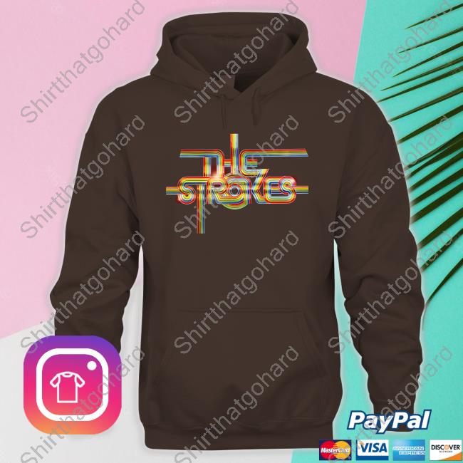 Official The Strokes Ribbon Shirt The Stroker Store The Strokes Ribbon Hoodie