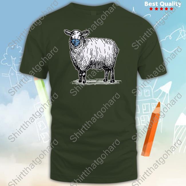 Ivor Cummins Masked Sheep Anti Face Mask Long Sleeve Tee