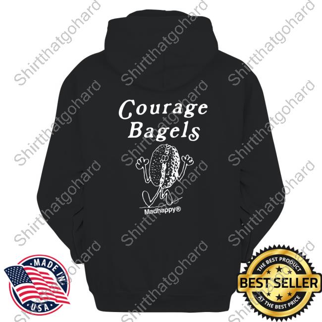 Madhappy Courage Bagels Fleece Tee Madhappy Courage Bagels Fleece Hoodie