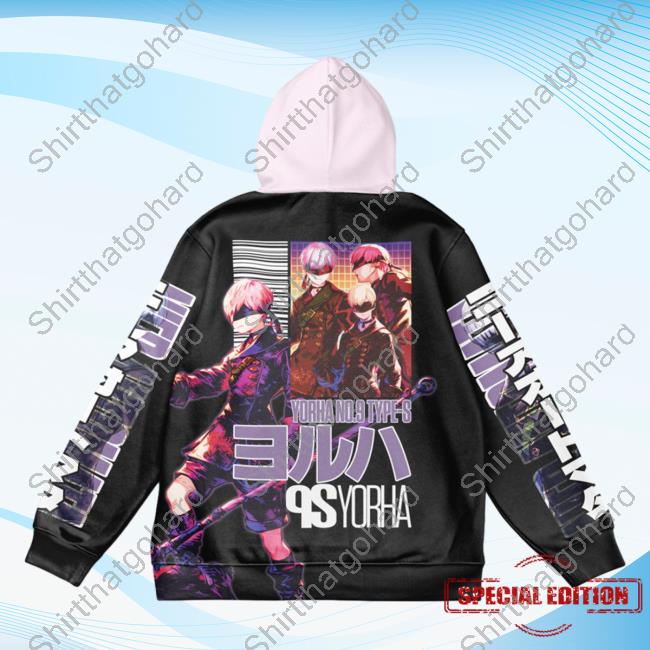 Official Anime Ape Clothing 9S Nier Automata Streetwear Sweatshirts Animeape