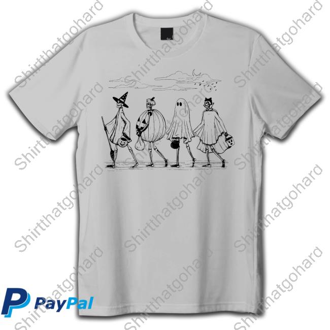 Official AE Oversized Halloween Skeleton Graphic Tee