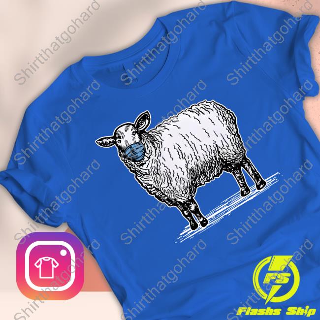 Ivor Cummins Masked Sheep Anti Face Mask Tee Shirt Ivor Cummins Masked Sheep Anti Face Mask Shirts