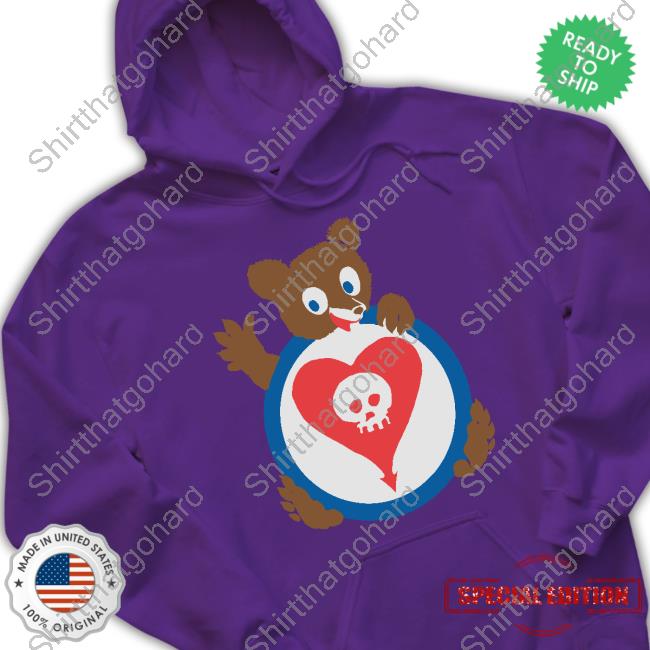 Official Alkaline Trio Merch Bear Heartskull T Shirts Alkalinetrio Alkaline Trio Merch Bear Heartskull Hoodie Alkalinetrio