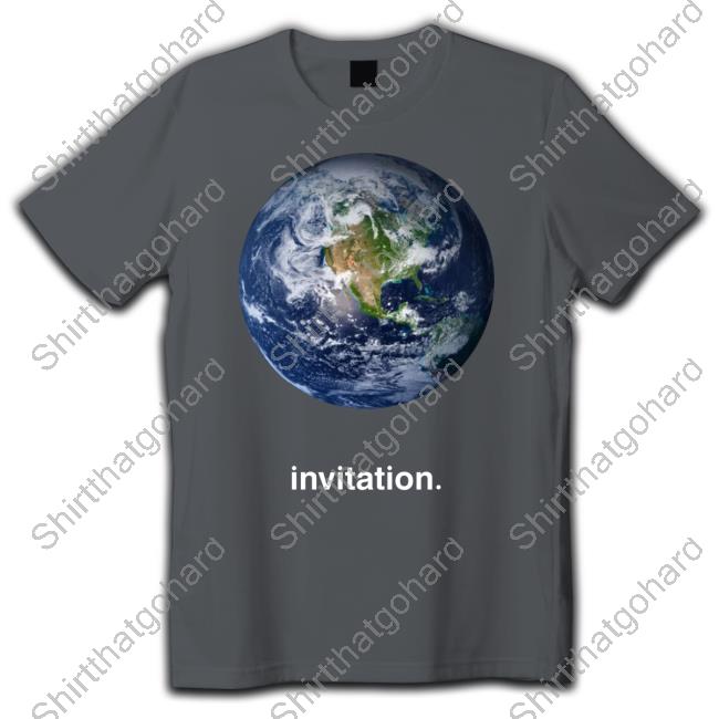Sebastian Vettel The Earth Invitation Shirts