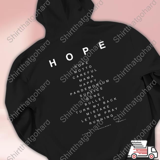 NF Real Music Black Album Hoodie NF Real Music Hope Black Album Shirt