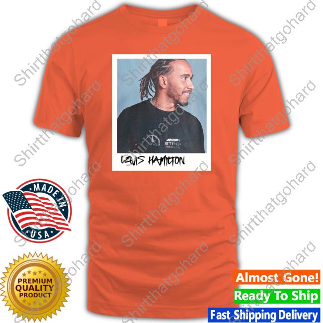 Lewis Hamilton Portrait T-Shirt Lewis Hamilton Portrait Tee Shirt