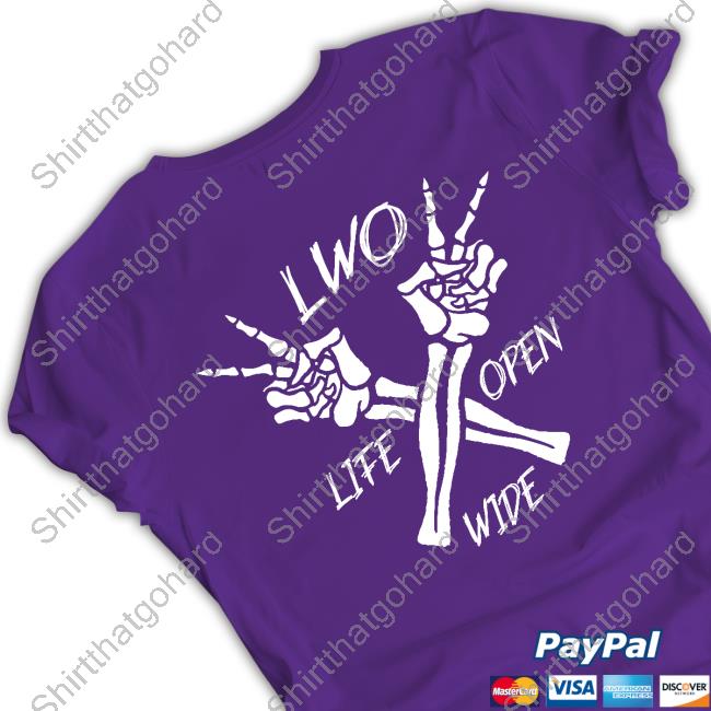 Dueces T-shirt Official Cboystv Merch Lwo Life Wide Open T-shirt