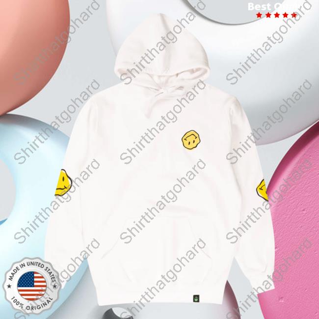 Official Elvis The Alien Ayylien Clothing Happy Face Hooded Sweatshirt