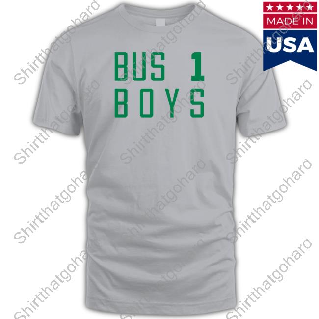 Bus 1 Boys Tee Shirt Bus One Boys T-Shirt