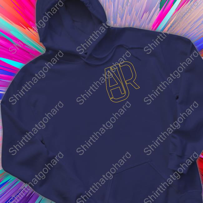 Official Ajr Merch Navy Logo T Shirt Ajrbrothers