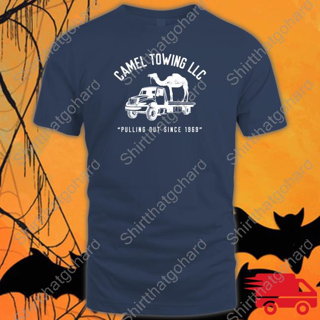 Official Bunker Branding Co Store Camel Towing Pulling Out Since 1969 T-Shirt Bunker Branding Co Camel Towing Pulling Out Since 1969 Long Sleeve Tee