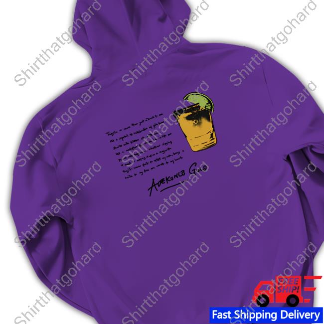 Adekunle Gold Shop Tequila Love Letter Sweatshirt Official Adekunle Gold Shop Tequila Love Letter Tee Shirt