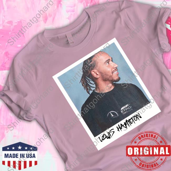 Lewis Hamilton Portrait T-Shirt Lewis Hamilton Merch Lewis Hamilton Portrait Shirt
