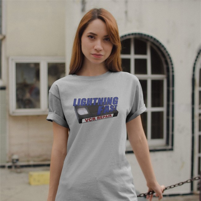 Red Letter Media Merch Lightning Fast Vcr Repair T Shirt Lightning Fast Vcr Repair T Shirt