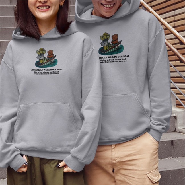 Unmerrily We Row Our Boat Shirt Poorly Translated Shirts Unmerrily We Row Our Boat Life Is But A Dream For The Dead Swim In Illusion Or Sink In Dread Shirt