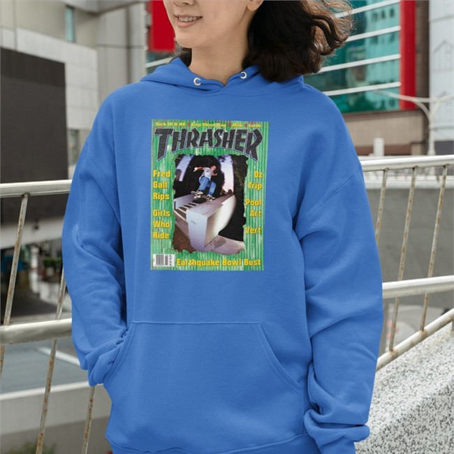 Thrasher Magazine February 1995 Fred Gall Rips Girls Who Ride Oz Trip Pool Art Vert Earthquake Bowl Bust Tee Thrasher Magazine February 1995 Fred Gall Rips Girls Who Ride Oz Trip Pool Art Vert Earthquake Bowl Bust Tee