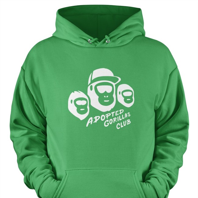 Adopted Gorillas Club Shirt Adopted Gorillas Club Merch Adopted Gorillas Club Tee