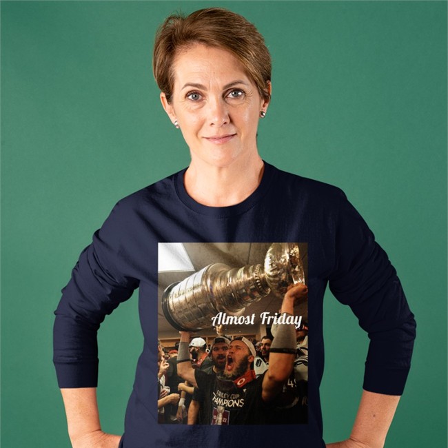 Almost Friday Logan O'connor Wins Stanley Cup T Shirt Navy Colorado Avalanche Almost Friday Logan O'connor Wins Stanley Cup T Shirt Navy Colorado Avalanche