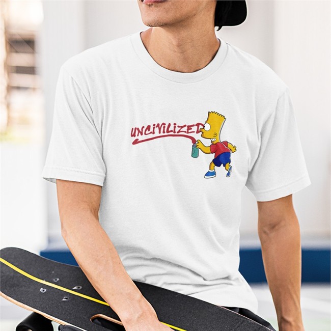 Uncivilized Merch Uncivilized El Barto Tee El Barto Tee Uncivilized