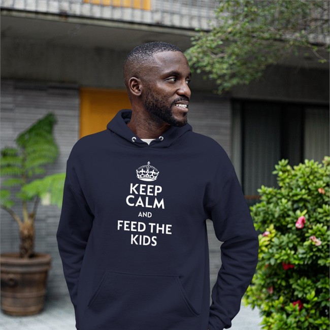 FactorOne Keep Calm And Feed The Kids Baseball Sleeve Tee The Colts maasinetwork
