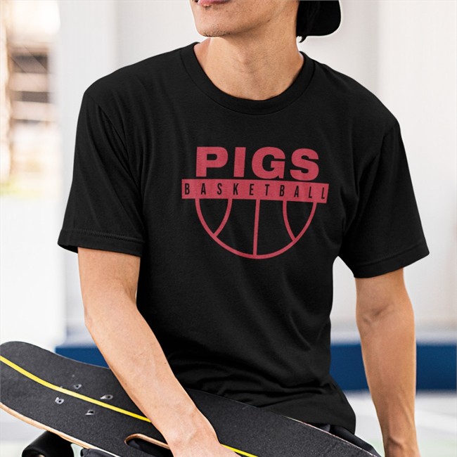 Pigs Basketball Zip Up Hooded Eric Musselman Eric Musselman Pigs Basketball Tee Shirt