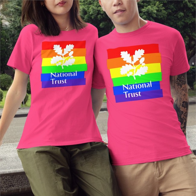 National Trust Shirt Pride LGBTQ Luke Pollard MP National Trust Tee