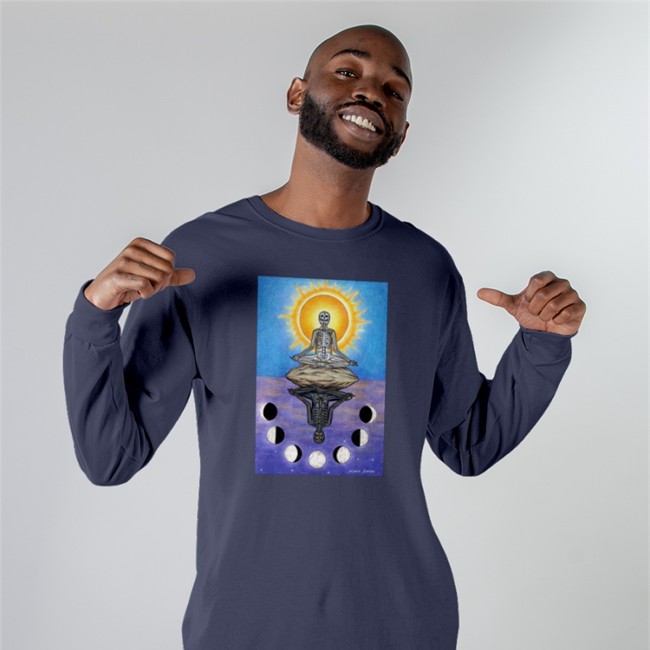 Moon To Go Through Phases Hooded Sweatshirt Marcos Alvarado Karla
