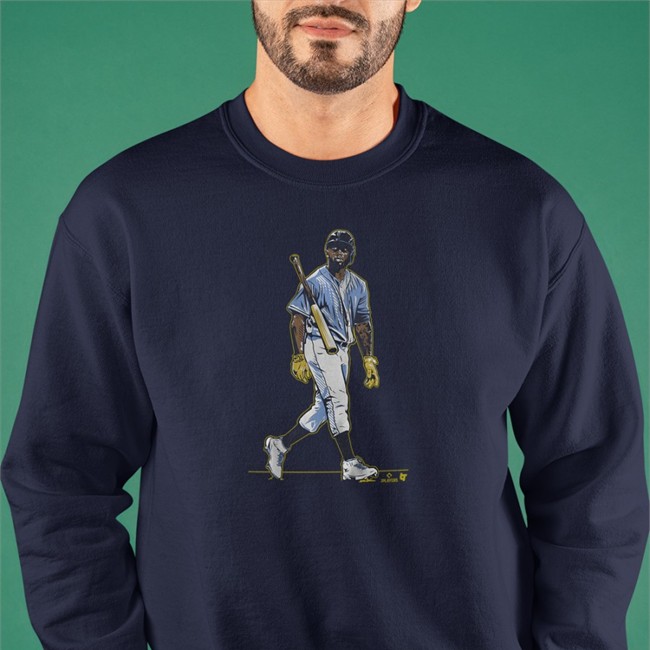 Randy Arozarena Too Cold Shirt Navy Breakingt Merch Randy Arozarena Too Cold Hooded Sweatshirt