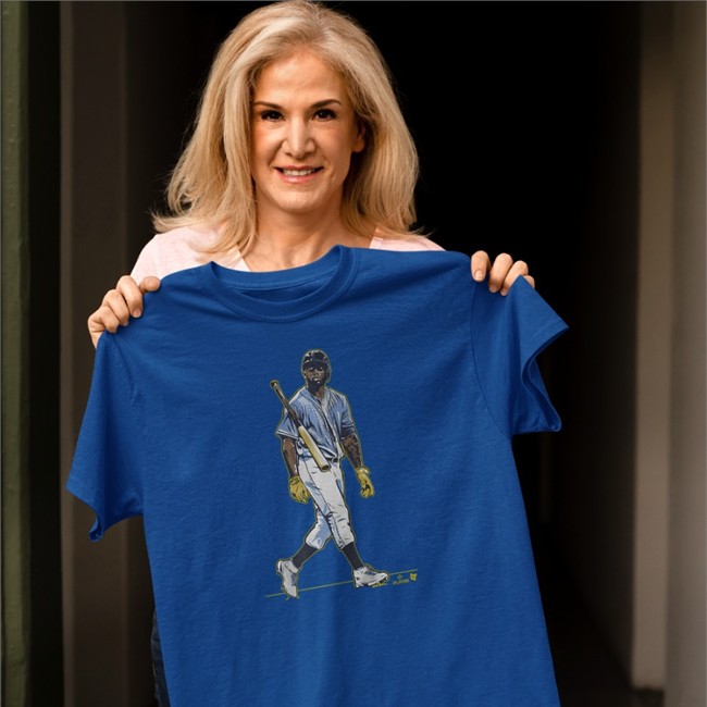 Breakingt Store Randy Arozarena Too Cold V Neck T Shirt Breakingt Merch Randy Arozarena Too Cold V Neck T Shirt