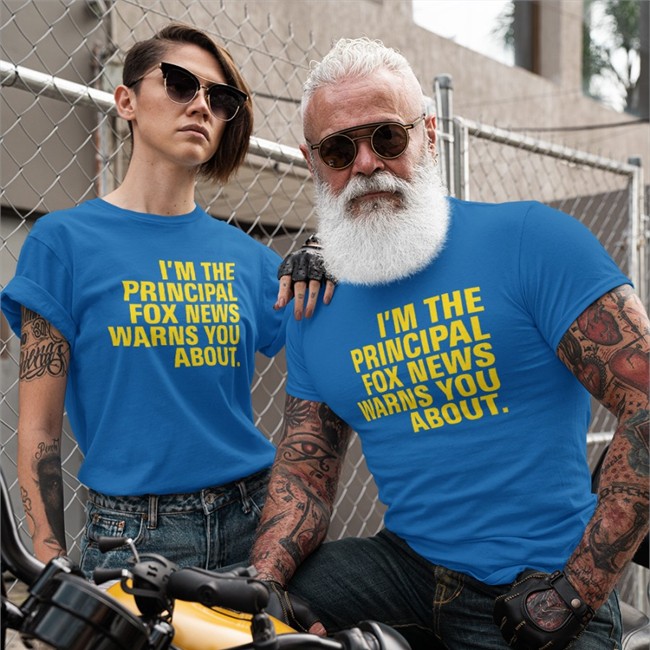 I'm The Principal Fox News Warns You About Shirt Janine Casella Janine Casella Libs Of Tiktok I'm The Principal Fox News Warns You About Shirt