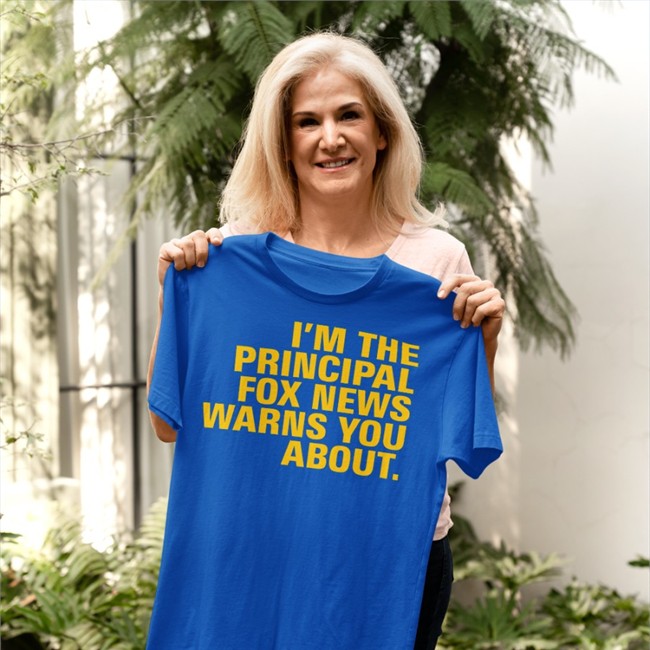 I'm The Principal Fox News Warns You About Shirt Janine Casella I'm The Principal Fox News Warns You About Shirt Libs Of Tiktok Janine Casella