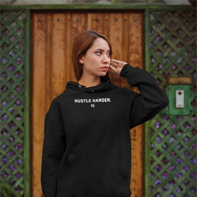 Miranda Cohen Hustle Harder V Neck T Shirt Flag Nor Fail Merch Miranda Cohen Hustle Harder Shirt Flag Nor Fail Merch