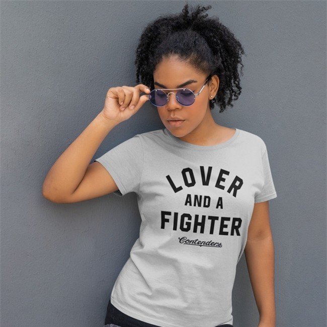 Lover And A Fighter Shirt Justin Preece Lover And A Fighter Contenders Tee Shirt