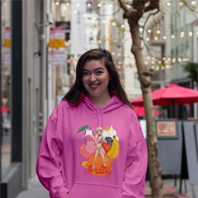 Fruity Shirt Chloe Moriondo Chloe Moriondo Merch Chloe Moriondo Fruity Hooded Sweatshirt