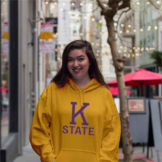 K-State Block Tee Shirt Charlie Hustle Merch Store