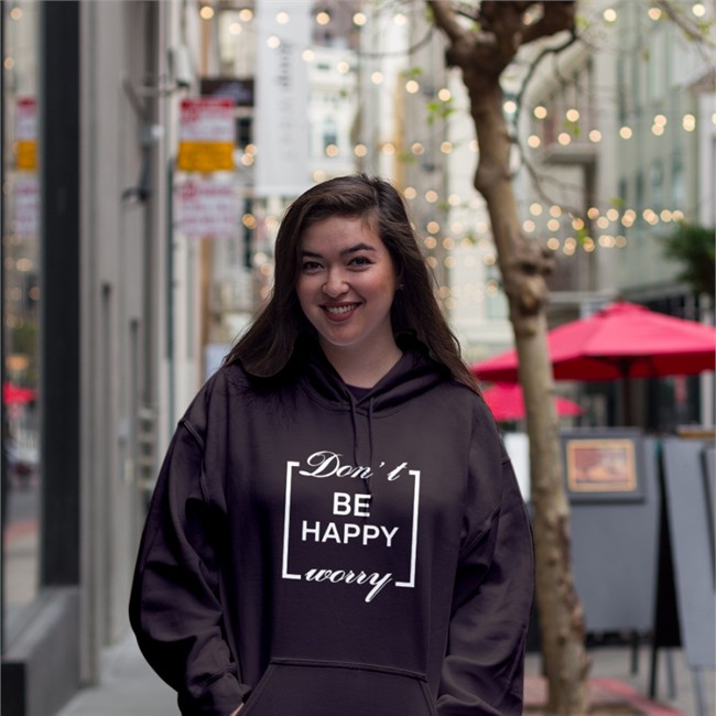 Don't Be Happy Worry Black Shirt Don't Be Happy Worry Shirts