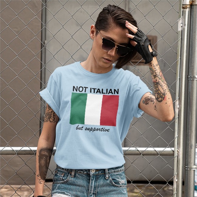 Shithead Steve Merch Not Italian But Supportive T Shirt Vivian Le Vivian Le Not Italian But Supportive T Shirt Shithead Steve Merch
