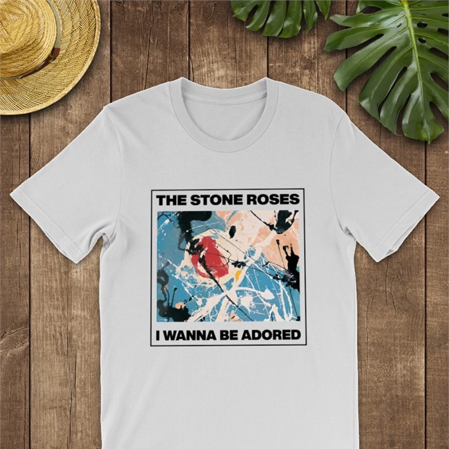 New Adore You The Stone Roses I Wanna Be Adored Shirt White Kait The Stone Roses I Wanna Be Adored Long Sleeve Tee Shirt