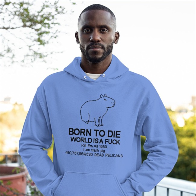 Born To Die Capybara T-Shirt Tofu Pixel Tofu Pixel Born To Die Capybara T-Shirt