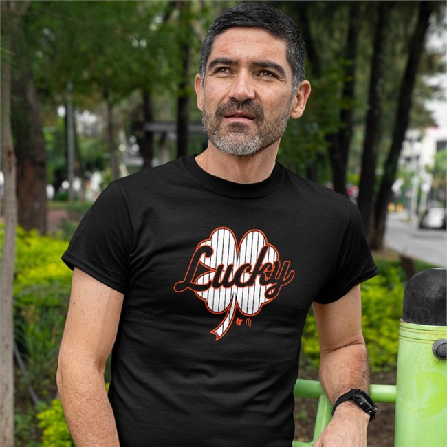 Breakingt Store Lucky Hoodies Athlete Logos Breakingt Store Athlete Logos Lucky Shirt Blue